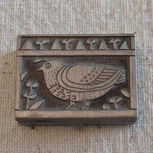 Vintage Sulitan pewter trinket box
